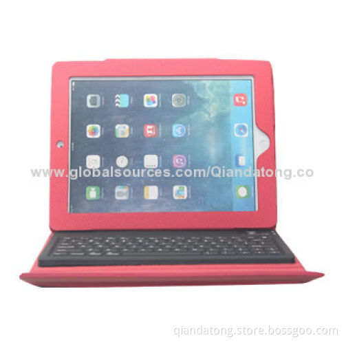 PU Leather Tablet PC Case for iPad 3 with Keyboard, USB Port, Comfortable Texture